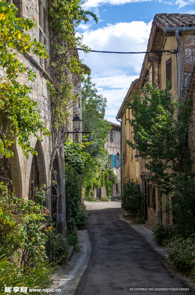 中世纪田园风景图