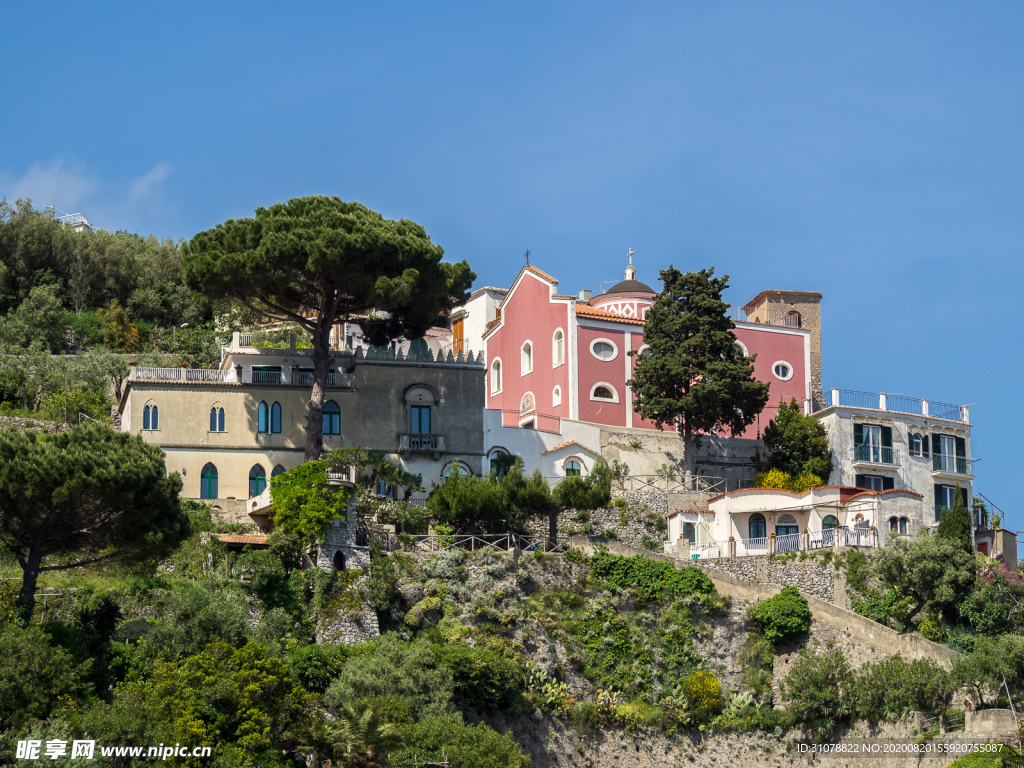 中世纪田园风景图
