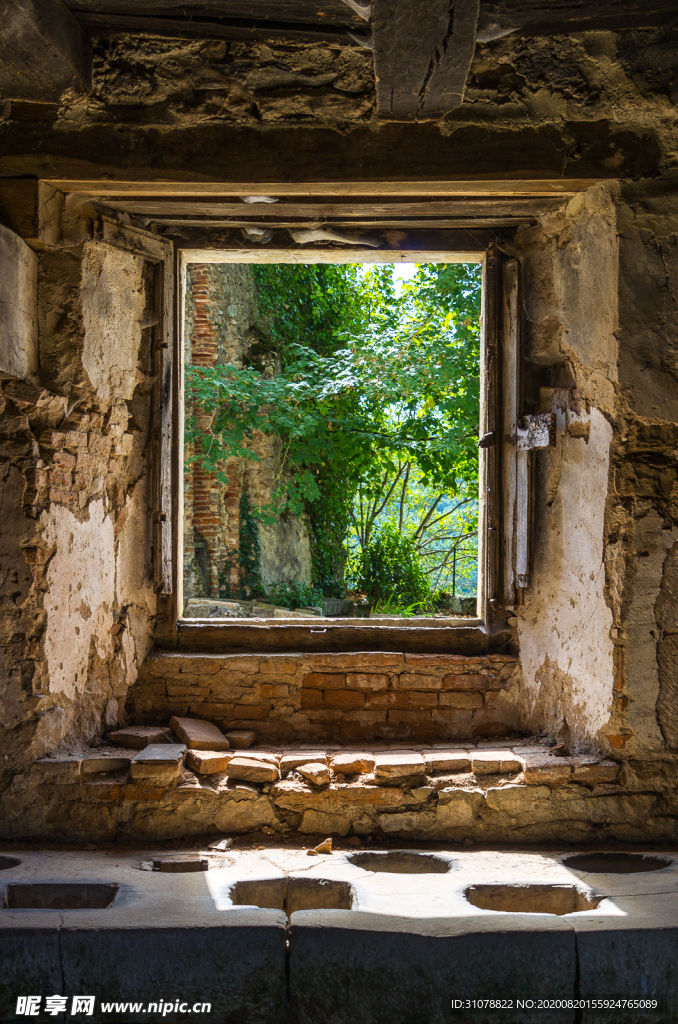 中世纪田园风景图