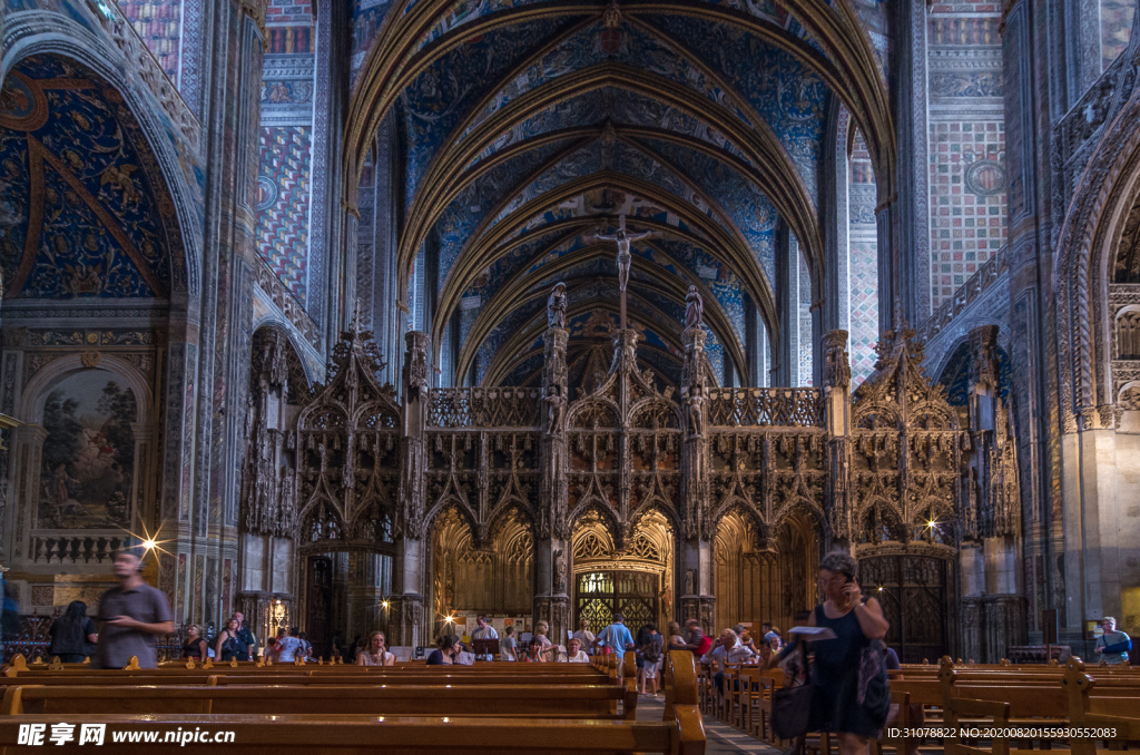 中世纪田园风景图