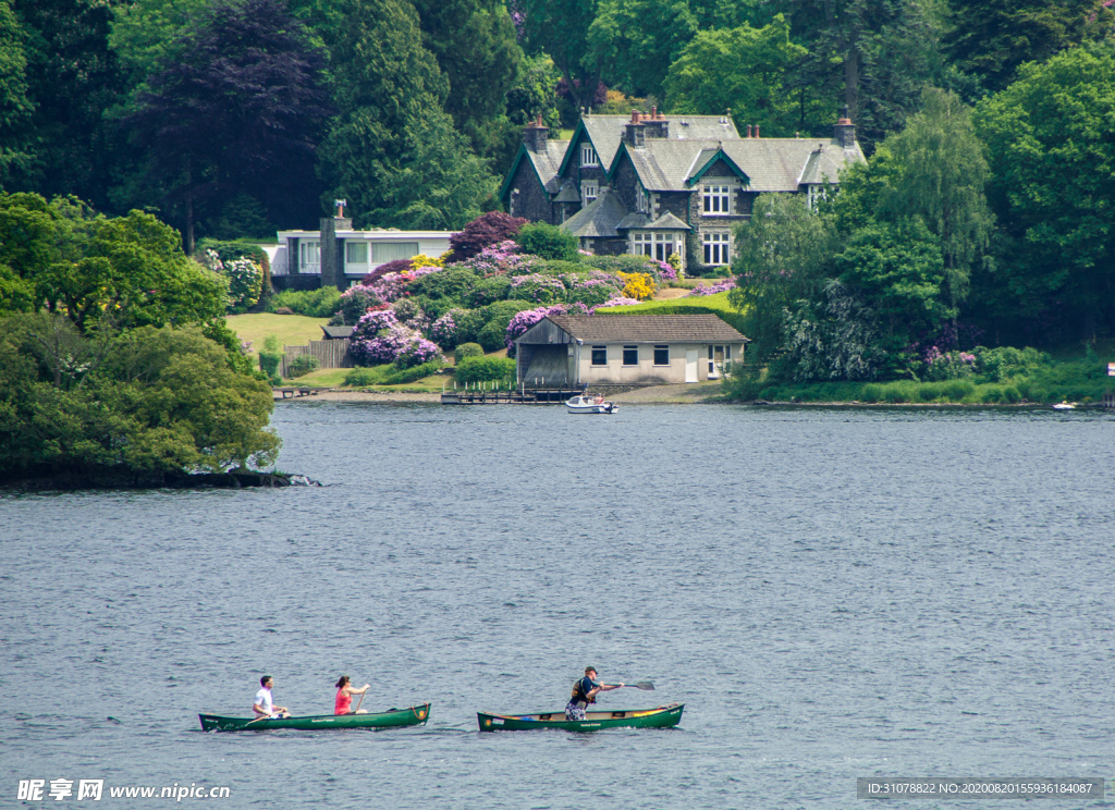 中世纪田园风景图