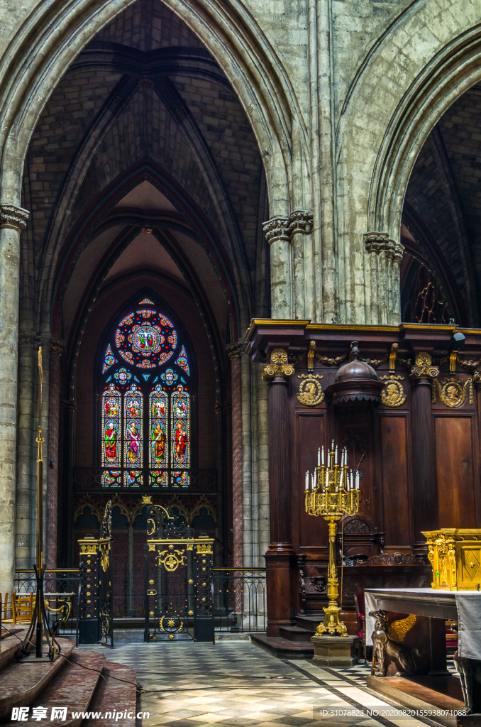 中世纪田园风景图