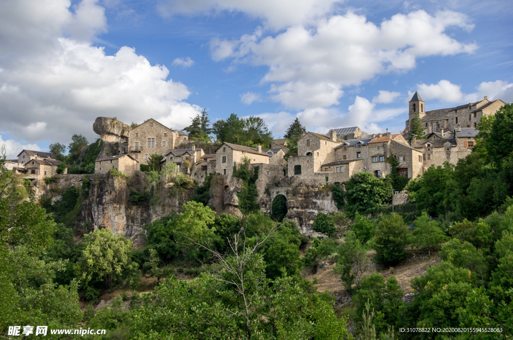 中世纪田园风景图