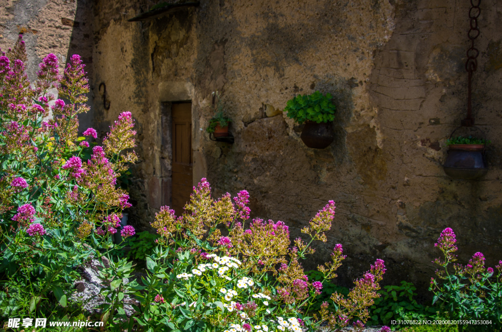中世纪田园风景图