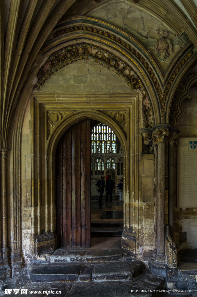 中世纪田园风景图