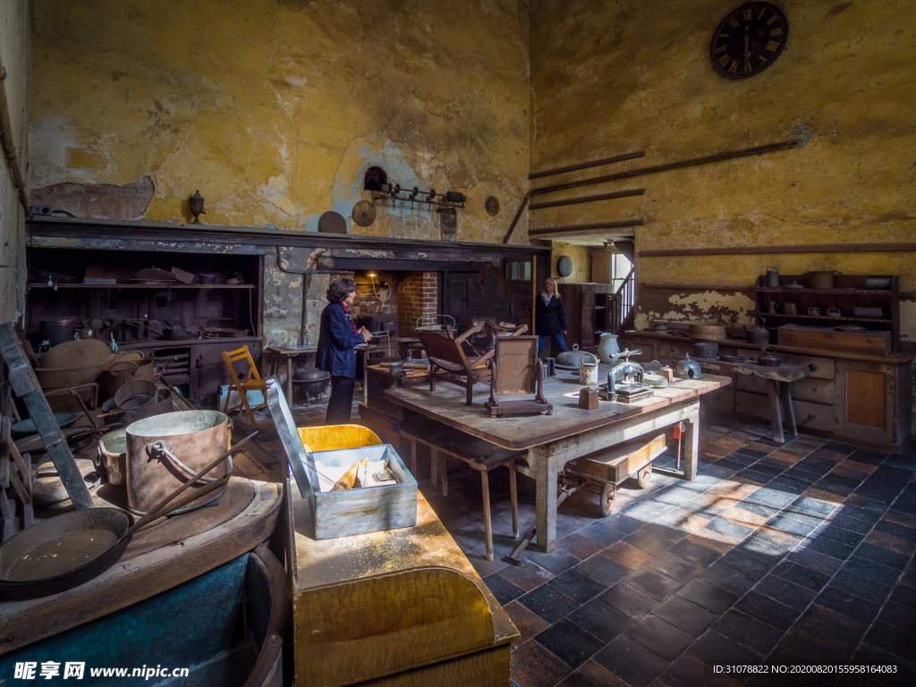 中世纪田园风景图