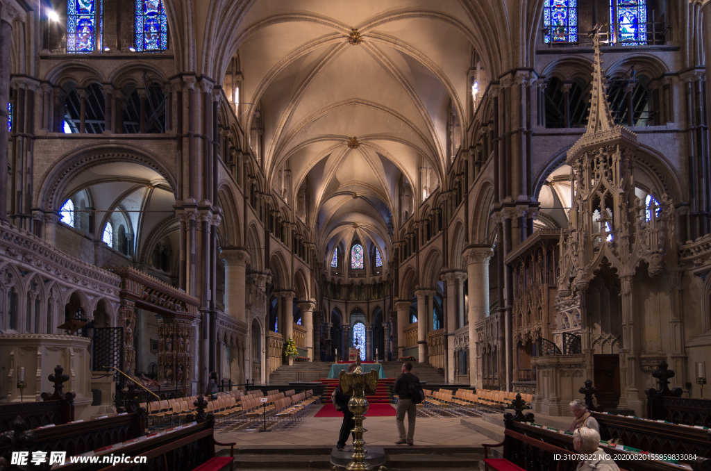 中世纪田园风景图