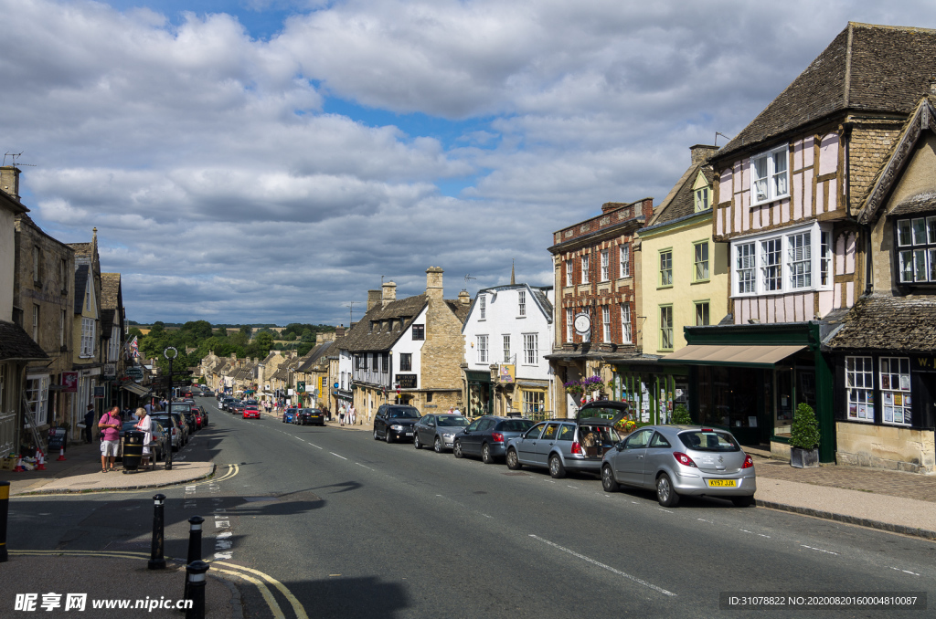 中世纪田园风景图