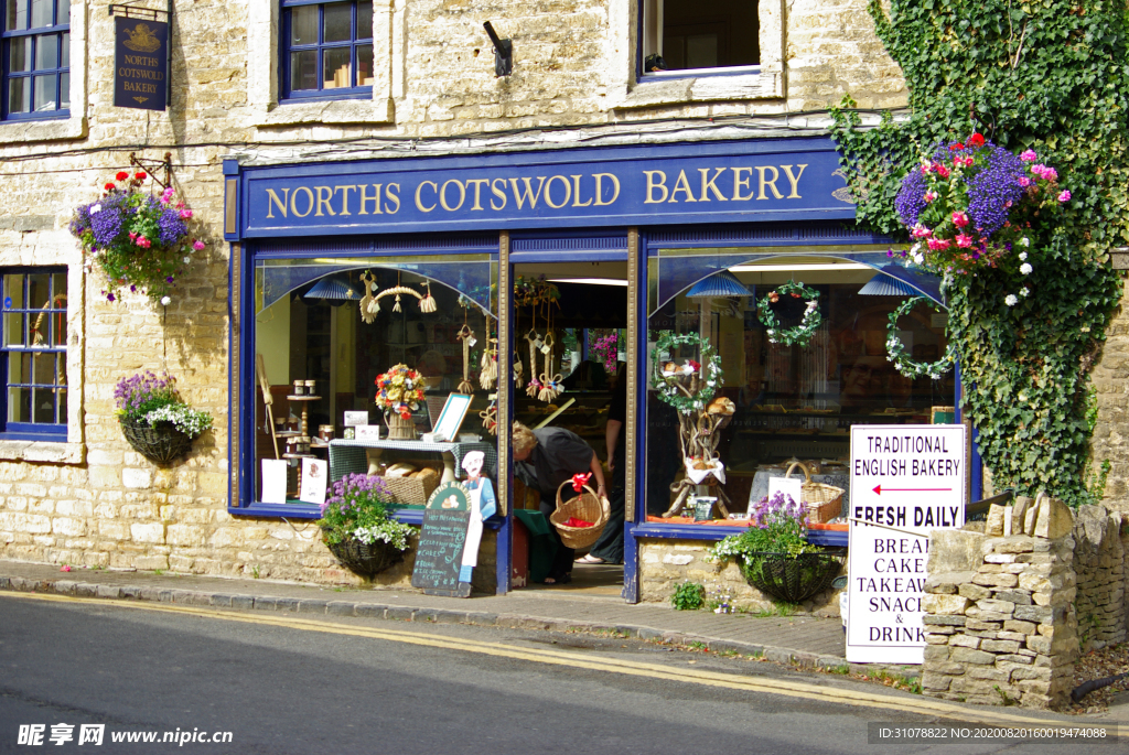 中世纪田园风景图