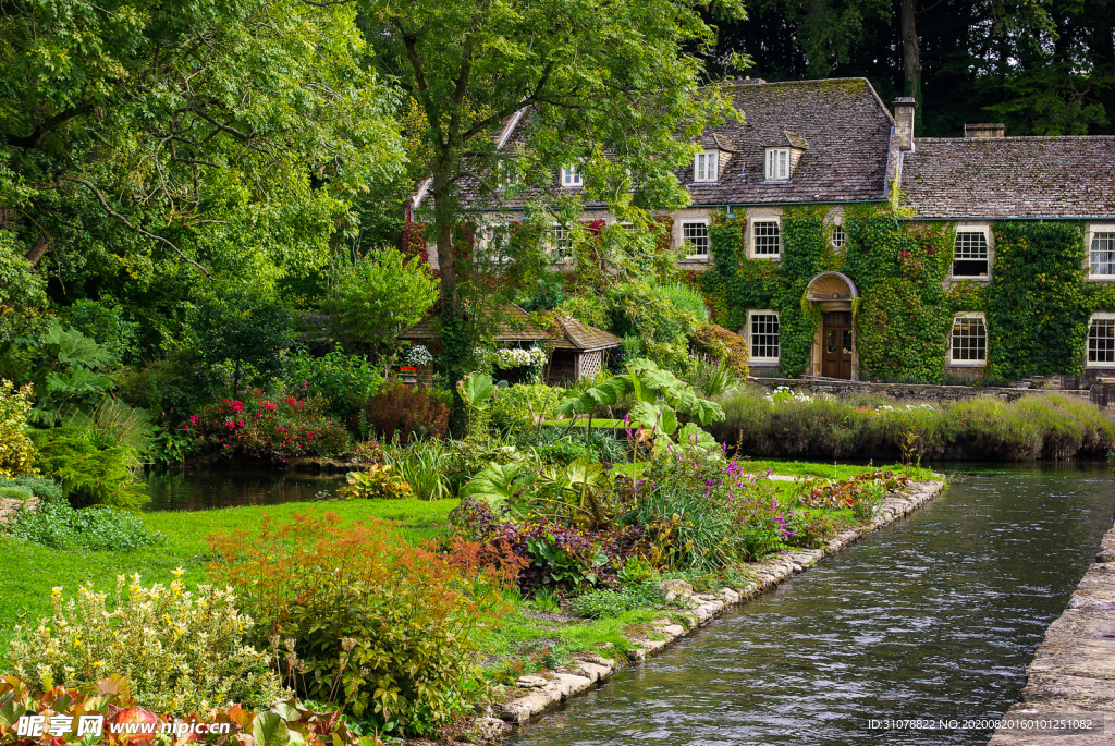 中世纪田园风景图