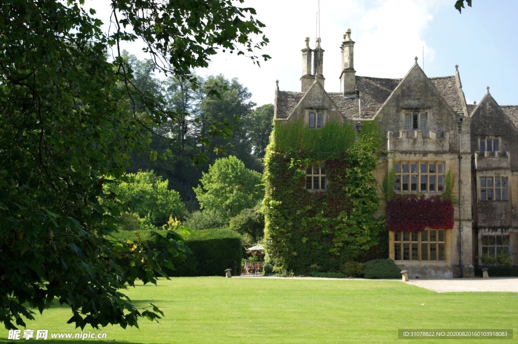 中世纪田园风景图