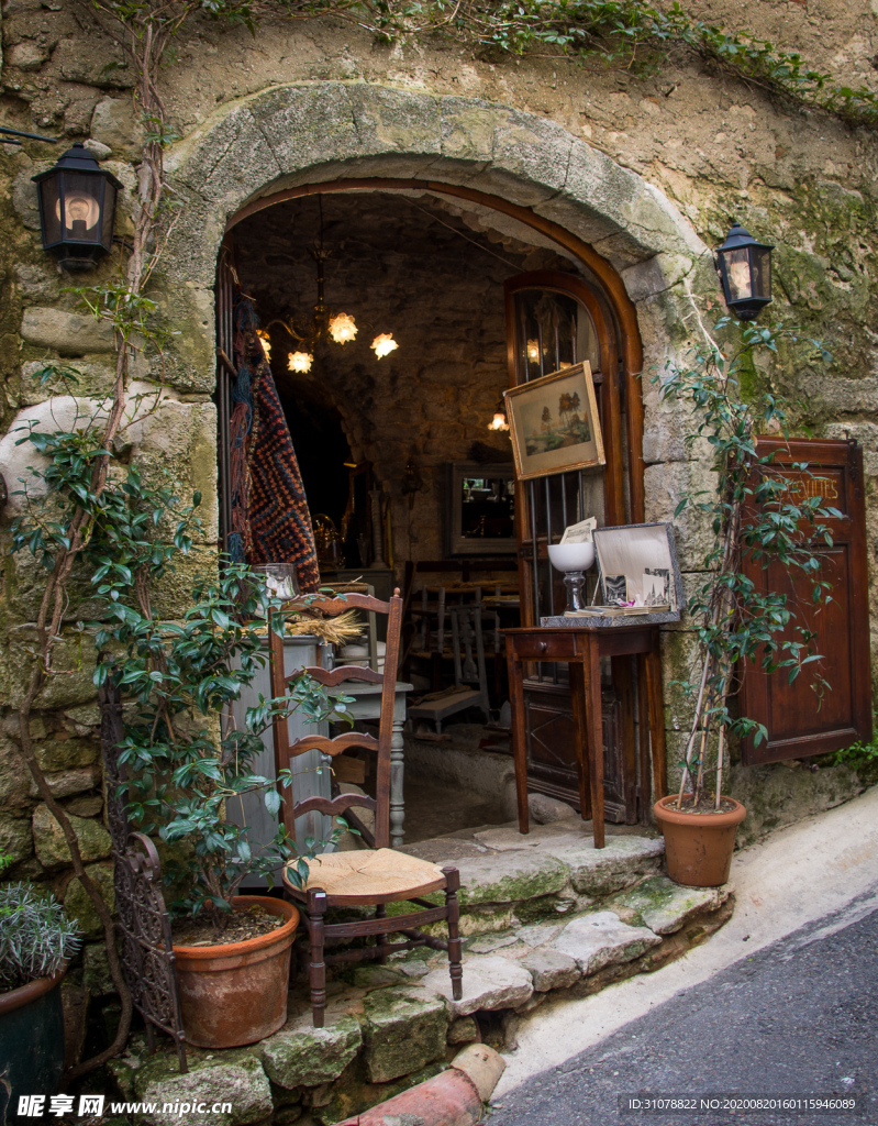 中世纪田园风景图