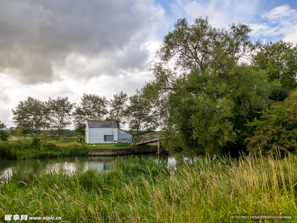 中世纪田园风景摄影