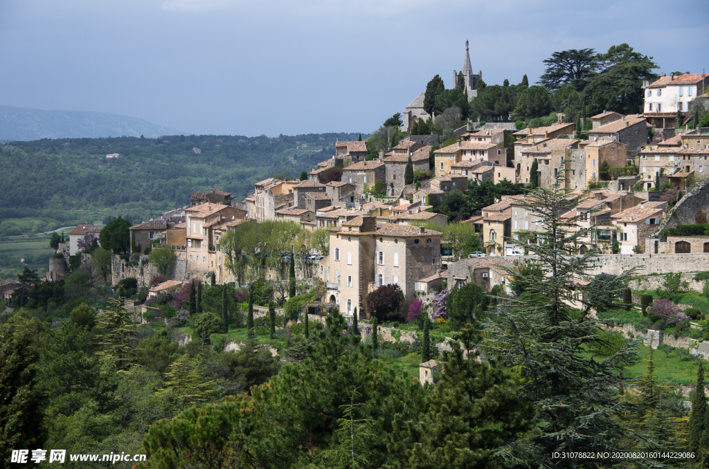 中世纪田园风景摄影