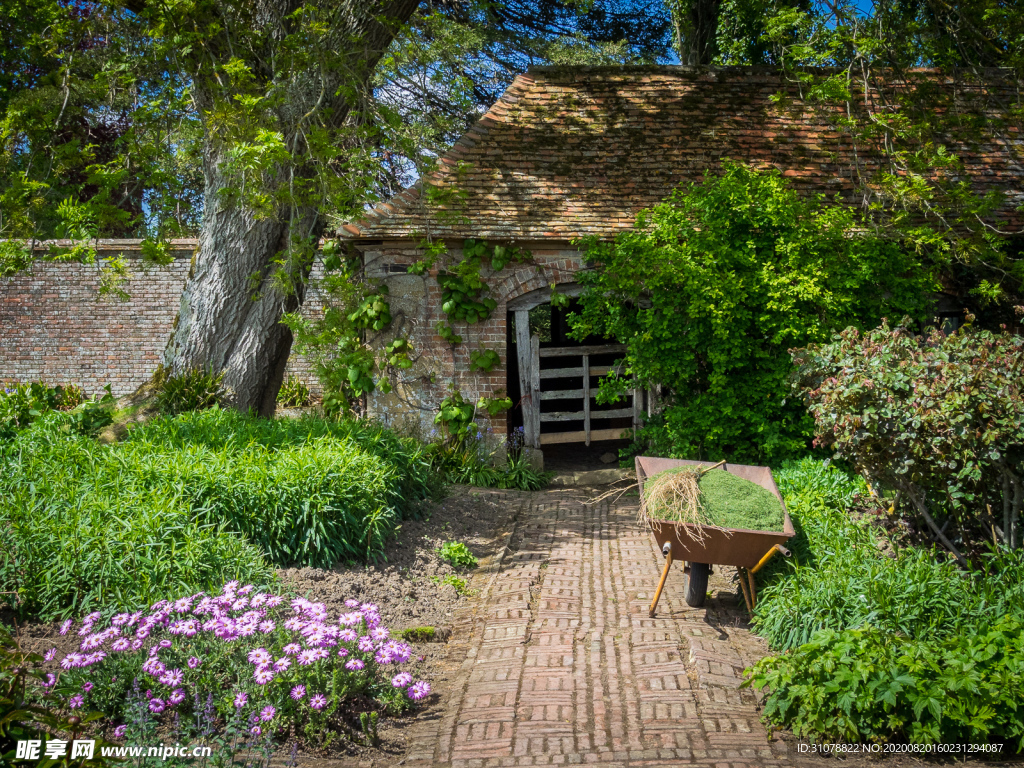 中世纪田园风景摄影