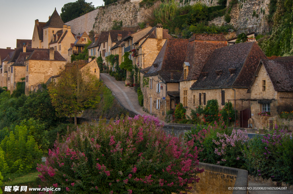 中世纪田园风景摄影