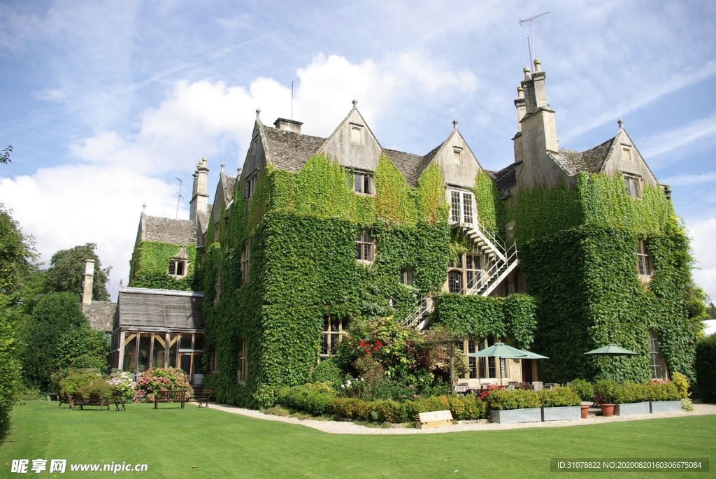 中世纪田园风景摄影