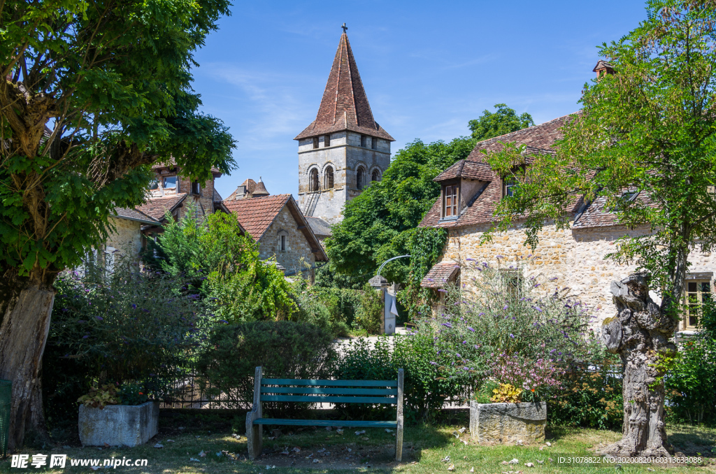 中世纪田园风景摄影