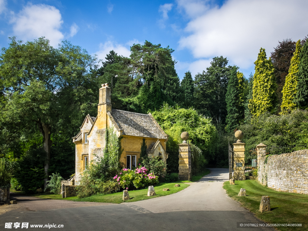 中世纪田园风景摄影