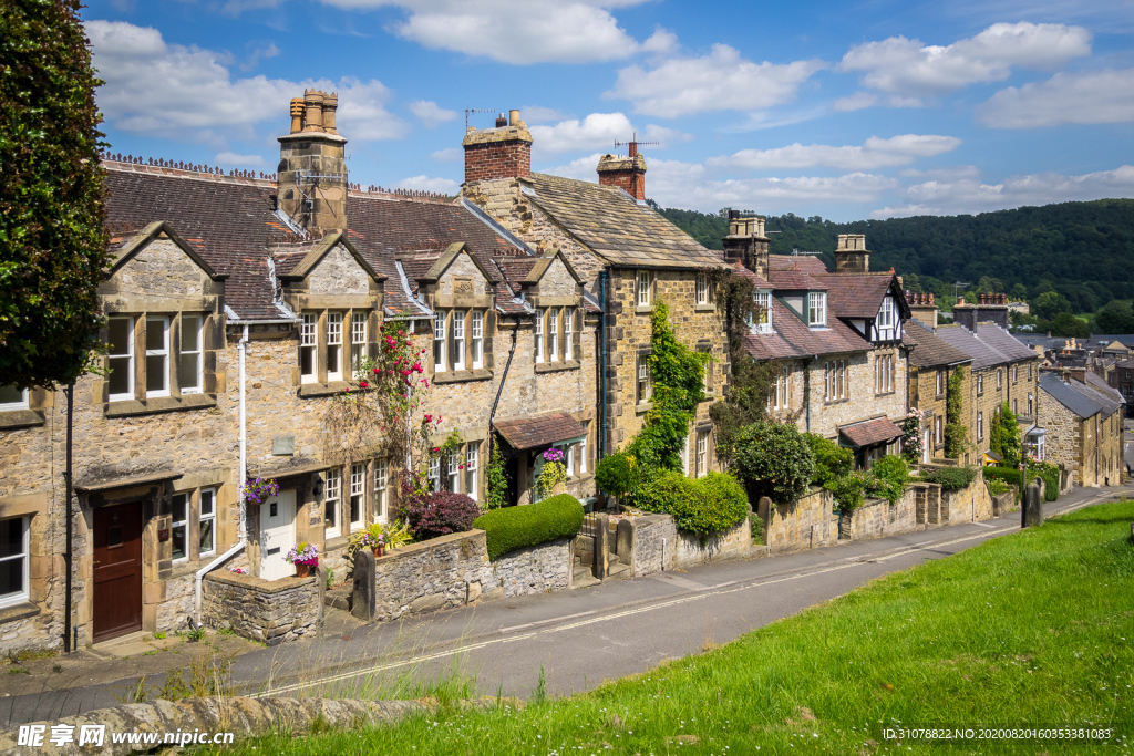 中世纪田园风景摄影