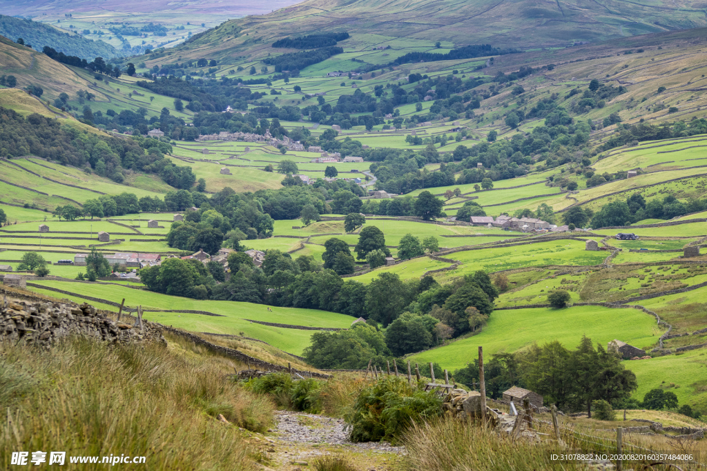中世纪田园风景摄影