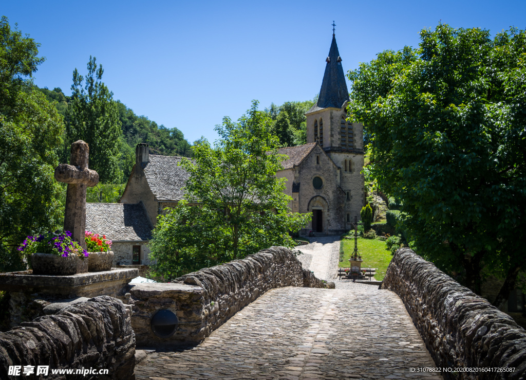 中世纪田园风景摄影