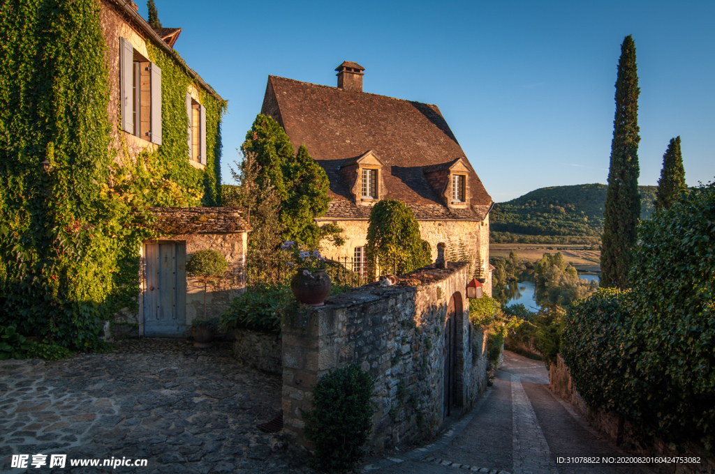 中世纪田园风景摄影