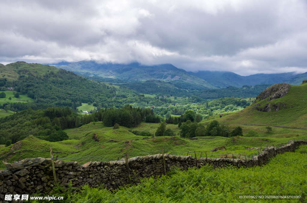 中世纪田园风景摄影