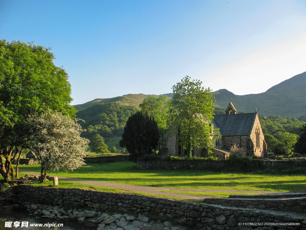中世纪田园风景摄影