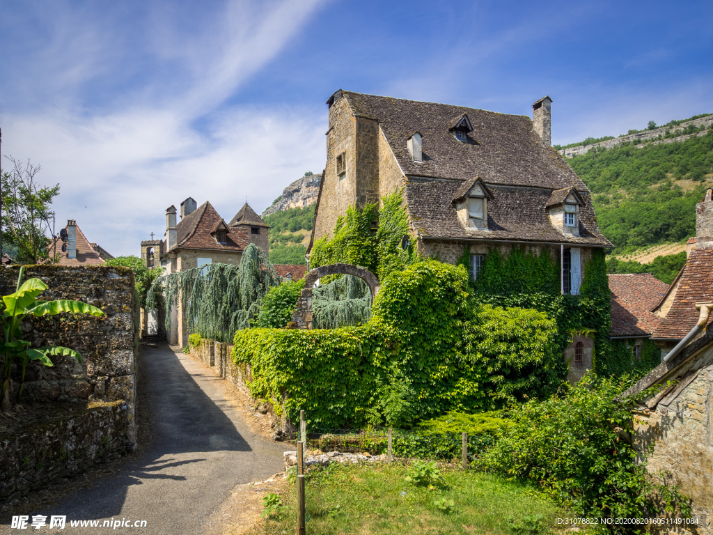 中世纪田园风景摄影