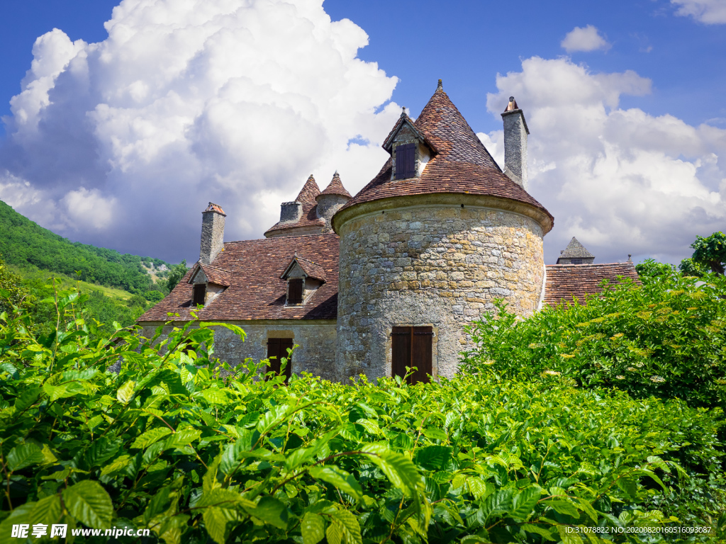 中世纪田园风景摄影