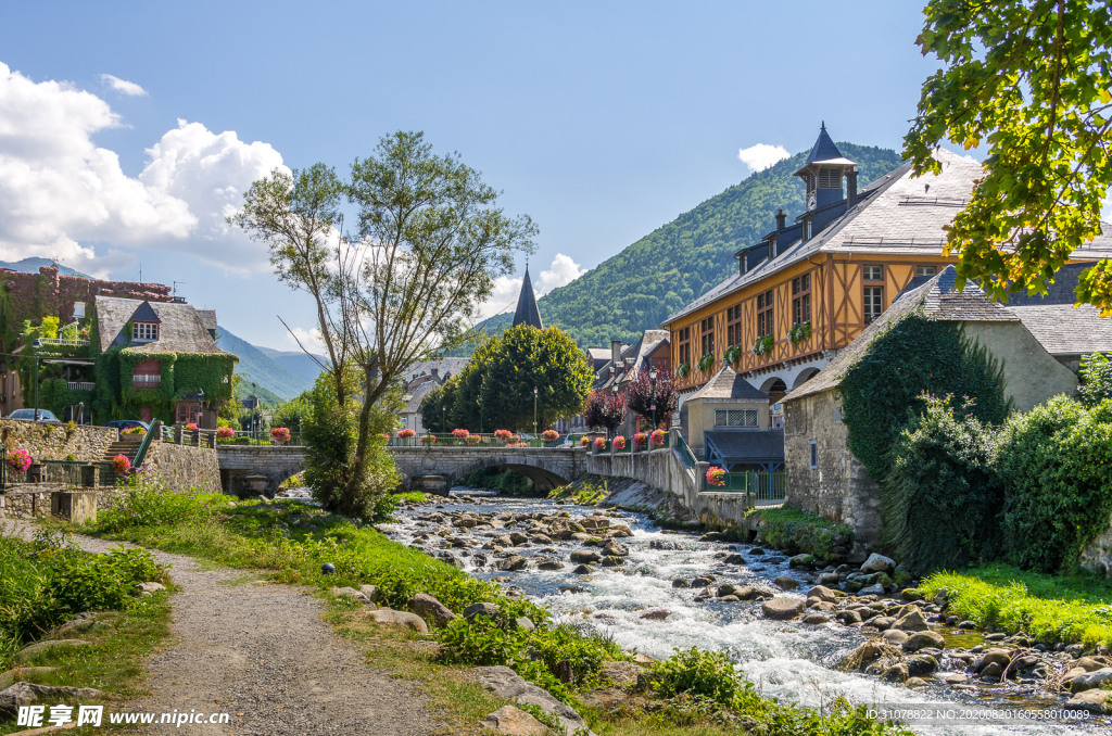 中世纪田园风景摄影