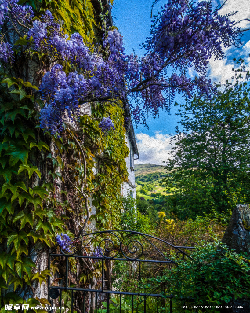 中世纪田园风景摄影
