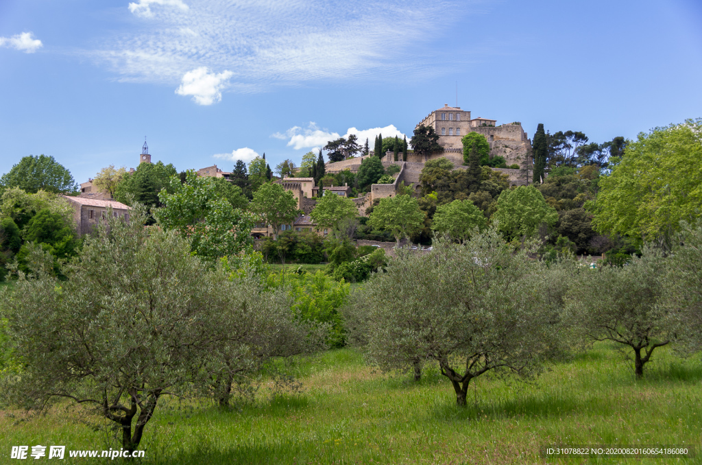 中世纪田园风景摄影