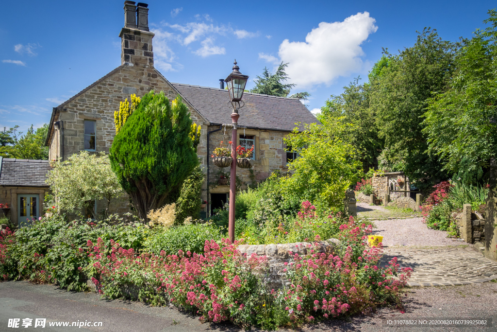 中世纪田园风景摄影