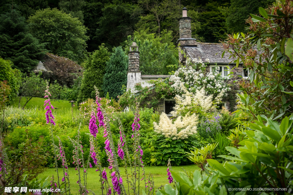 中世纪田园风景摄影