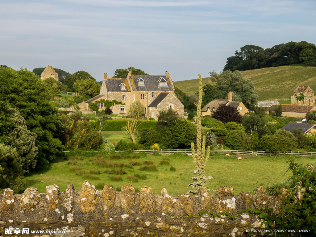 中世纪田园风景摄影