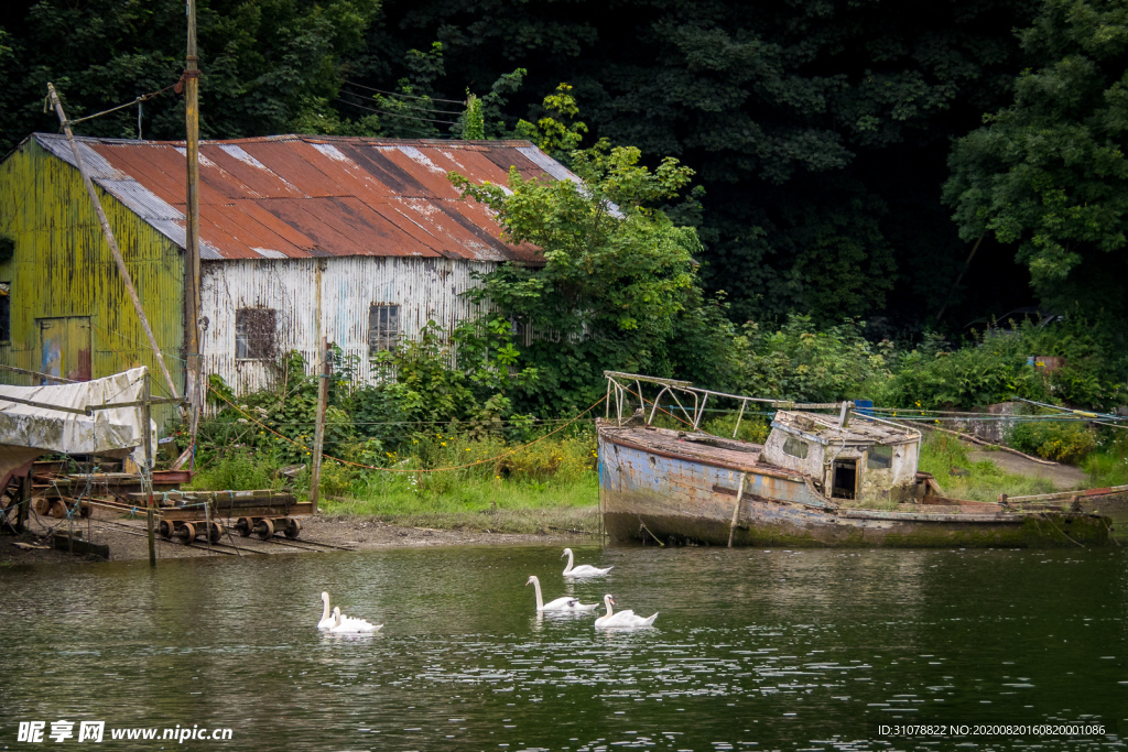 中世纪田园风景摄影