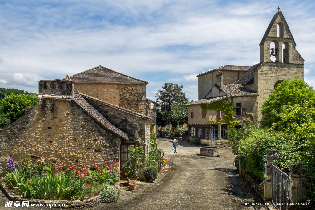 中世纪田园风景摄影
