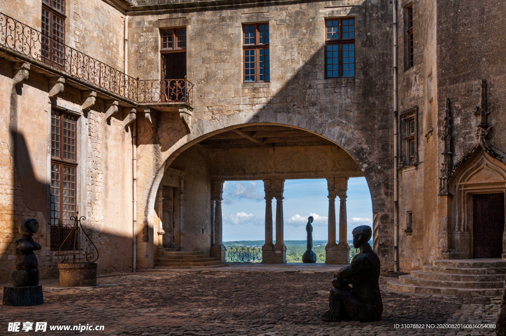中世纪田园风景摄影