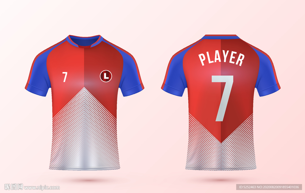 世界杯足球队服运动服T恤设计