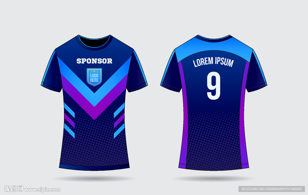 世界杯足球队服运动服T恤设计