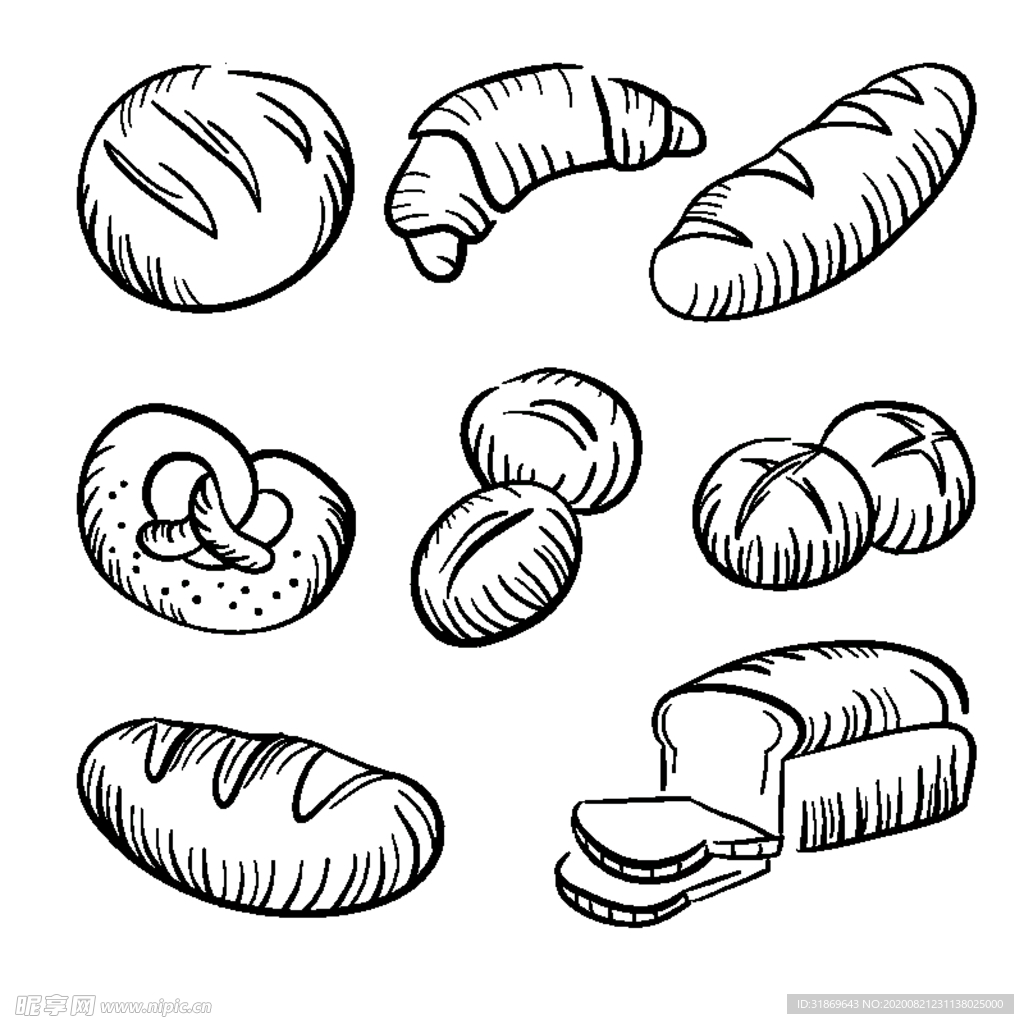 面包 蛋糕 图片