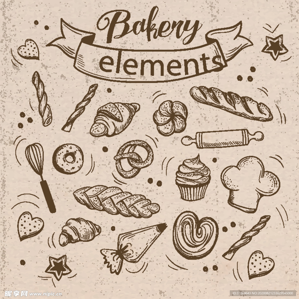 面包 蛋糕 图片