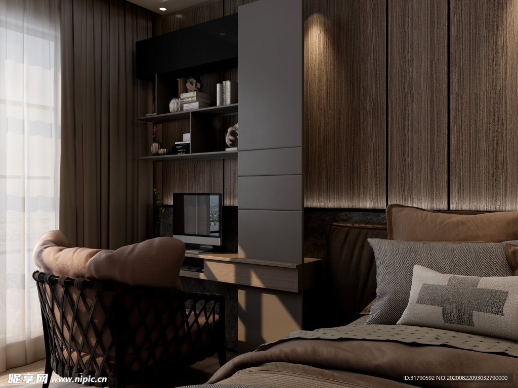 卧室局部背景图