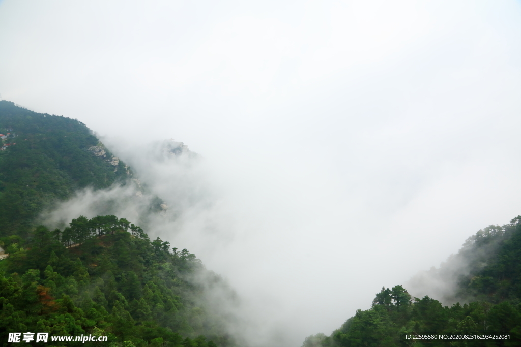 庐山剪刀峡云海