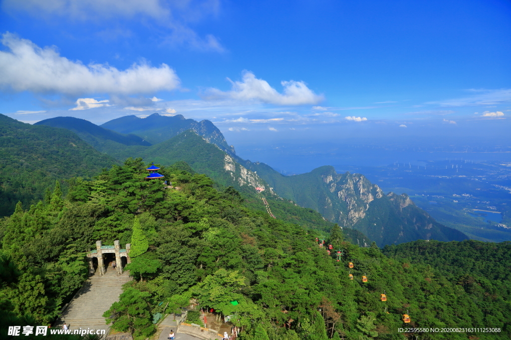 庐山含鄱口五老峰
