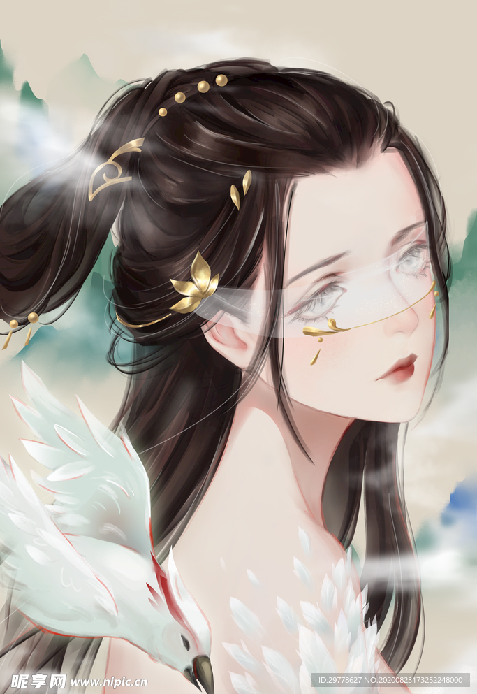 国潮 手绘 插画