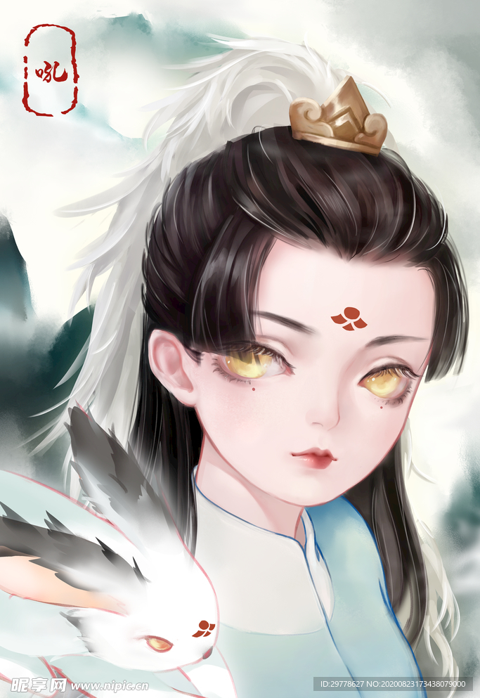 国潮 手绘 插画