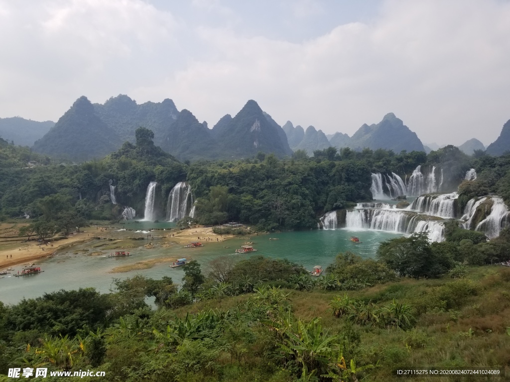 德天瀑布 山水
